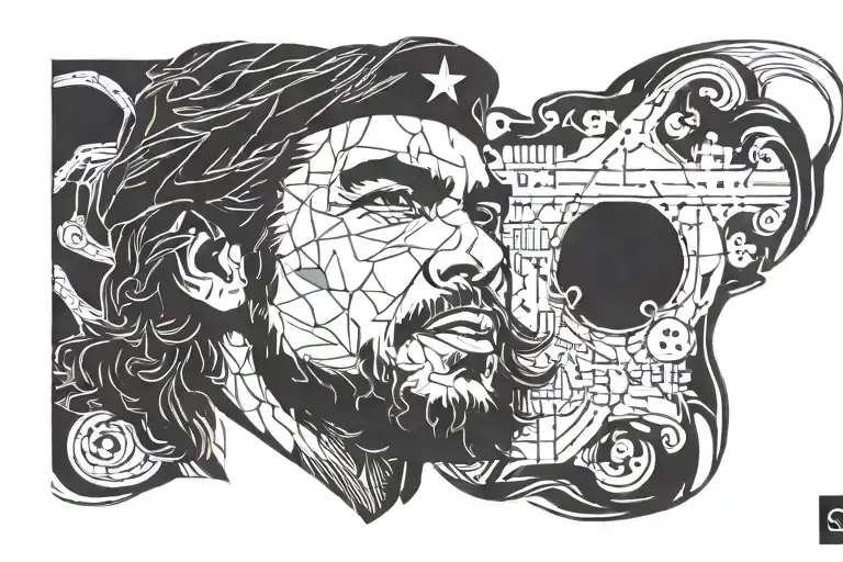 che guevara tattoo design idea