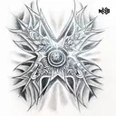 Star tattoo design idea