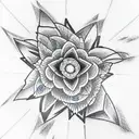 Star tattoo design idea