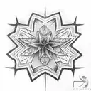 Star tattoo design idea