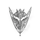 scissor  tattoo design idea