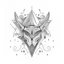 scissor  tattoo design idea