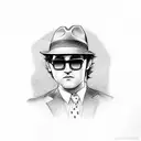 blues brothers tattoo design idea