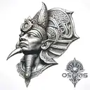 osiris tattoo design idea