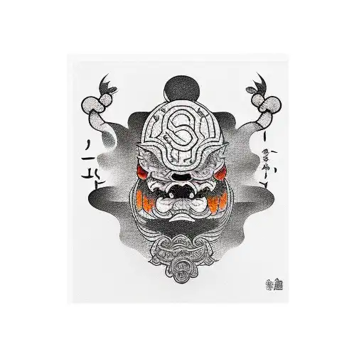 barman bar tattoo design idea