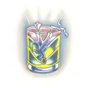 bar tools tattoo design idea