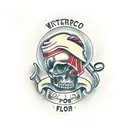 bar tools tattoo design idea