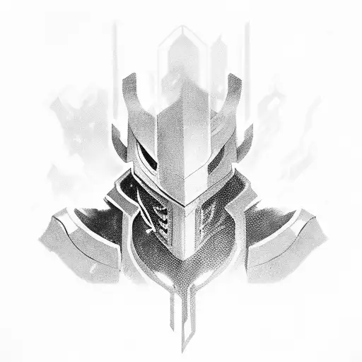 jhin league of legend tattoo design idea