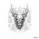 Human side ribs tattoo design idea