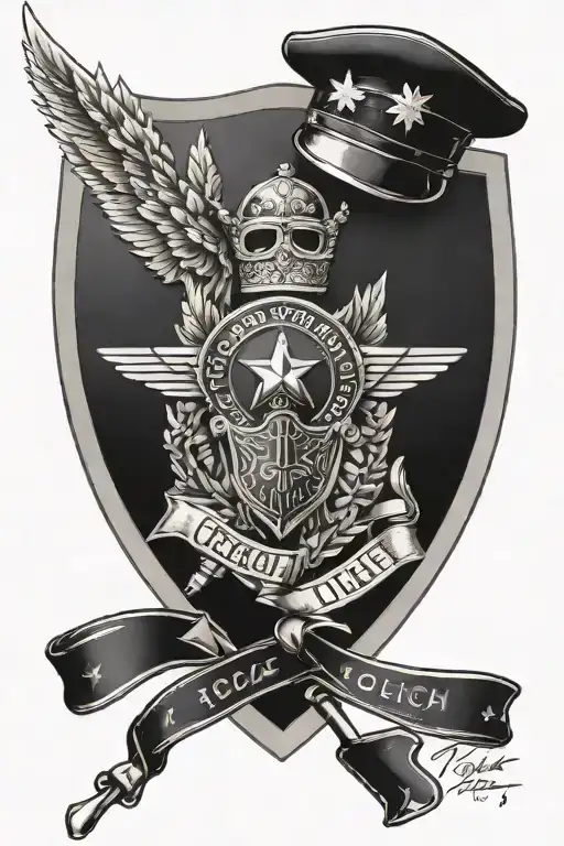 czech police tattoo design idea