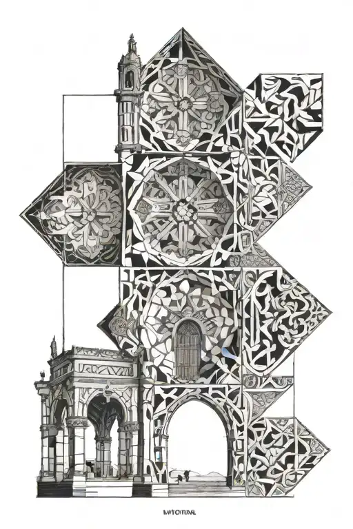 florencia cathedral and miguel angel's david tattoo design idea