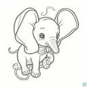 dumbo tattoo design idea