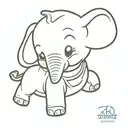 dumbo tattoo design idea