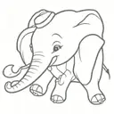 dumbo tattoo design idea