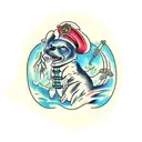 take a deep breath, count to ten and hear the sounds around you tattoo design idea