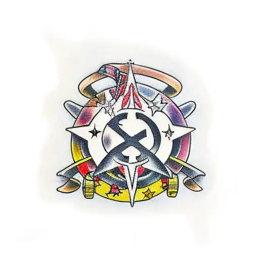 John 3:16 cross tattoo design idea