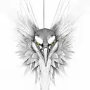 heron tattoo design idea