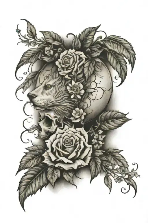 Charlotte North Carolina sleeve tattoo design idea