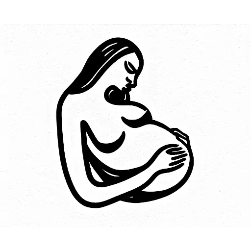 maternity  tattoo design idea