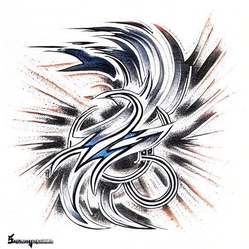 Chargers bolt tattoo design idea