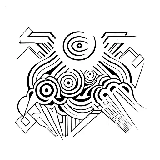 Art Deco Sleece tattoo design idea