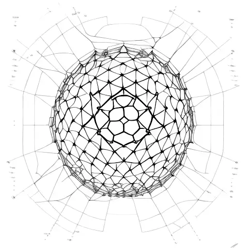 dyson  sphere hidrogen atom tattoo design idea