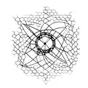 hidrogen atom tattoo design idea