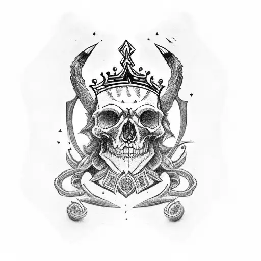 King of Spades tattoo design idea