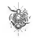 turbo engine tattoo design idea