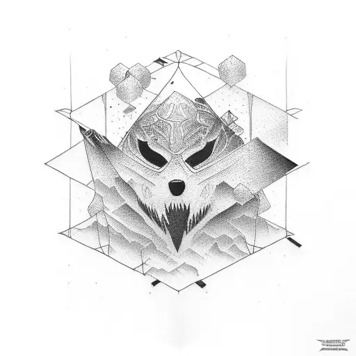 snowboard tattoo design idea