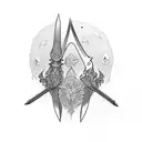 swords tattoo design idea