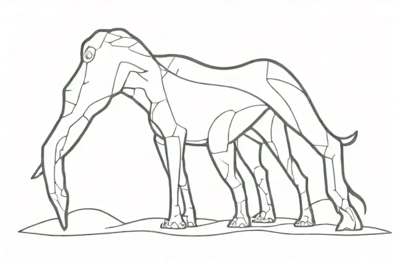 i'm sure we're taller in another dimension being entered tattoo design idea