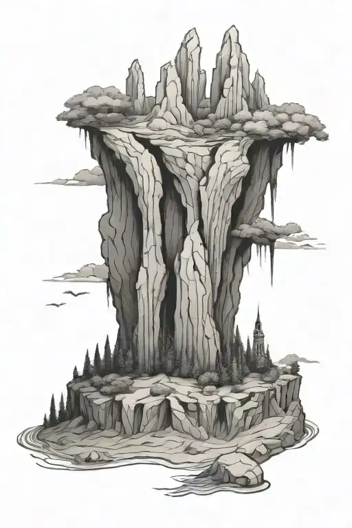 argonath tattoo design idea