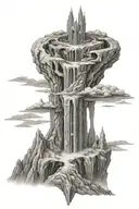 argonath tattoo design idea
