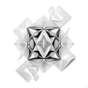 metatron cube tattoo design idea