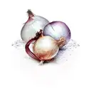 5 onions in a pile tattoo design idea