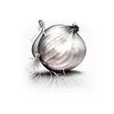 5 onions in a pile tattoo design idea