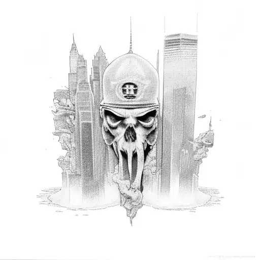 the world trade centers tattoo design idea