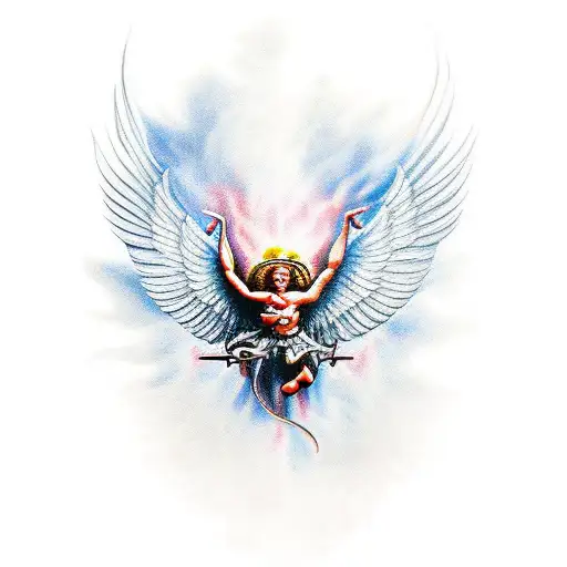 Saint Michael  tattoo design idea