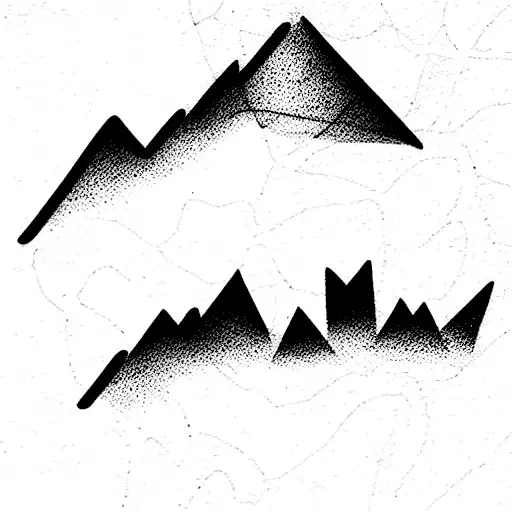 rock climbing tattoo design idea