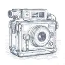 Polaroid tattoo design idea