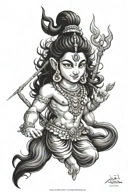  Lord Shiva, Attaining Radiance, Coming From Bhrigu, An Epithet Of Shiva, The Planet Venus, An Excellent Archer. tattoo design idea