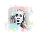 adele tattoo design idea