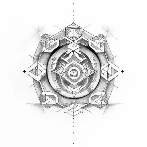 zodiac sign virgo tattoo design idea