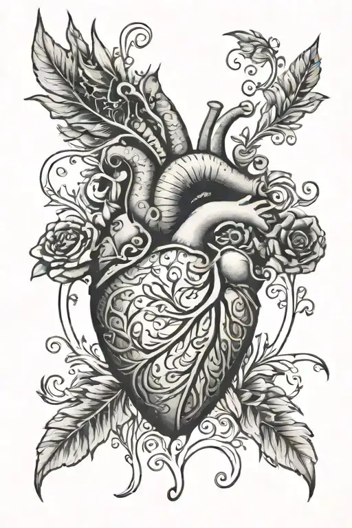 My heart, my soul, my life tattoo tattoo design idea