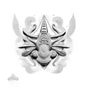 chameleon maori tattoo design idea