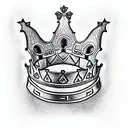 King's Crown tattoo design idea