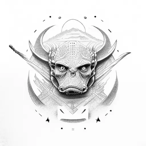lord of the rings + star wars + indiana jones + jurassic park tattoo design idea