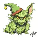 the grinch dog name max realistic tattoo design tattoo design idea