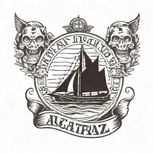 Alcatraz tattoo design idea